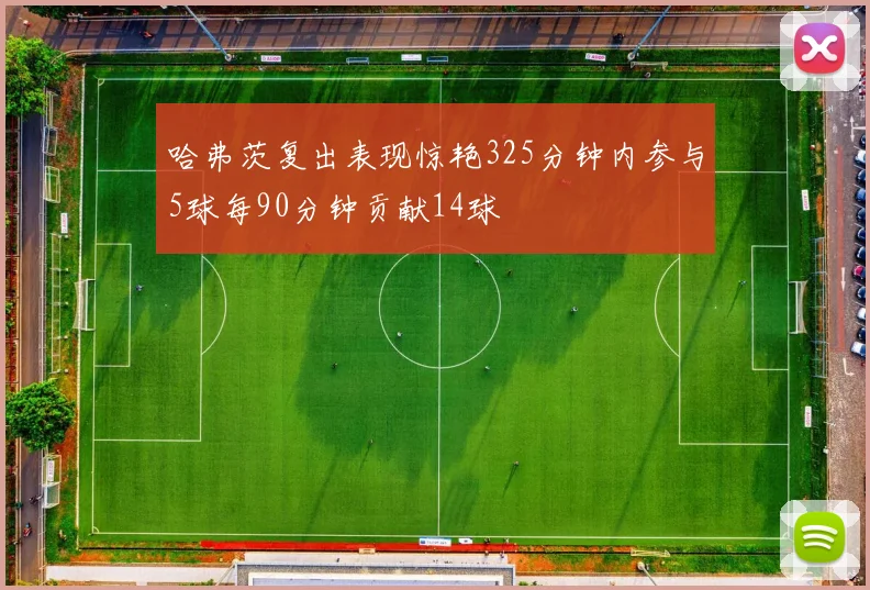 哈弗茨复出表现惊艳325分钟内参与5球每90分钟贡献14球